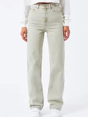 DRDENIM ECHO STRAIGHT LEG JEANS - LIGHT GREEN