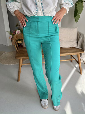 Harper & Yve YAGGER PANTS - AQUA BLUE