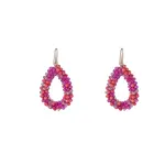 Day & Eve BEADS DROP EARRINGS - PINK