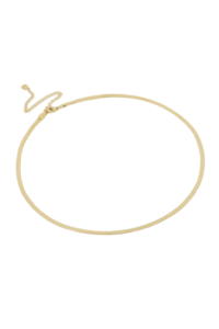 FLAT CHAIN NECKLACE - GOLD