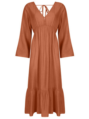 Ydence DANIQUE DRESS - RUST