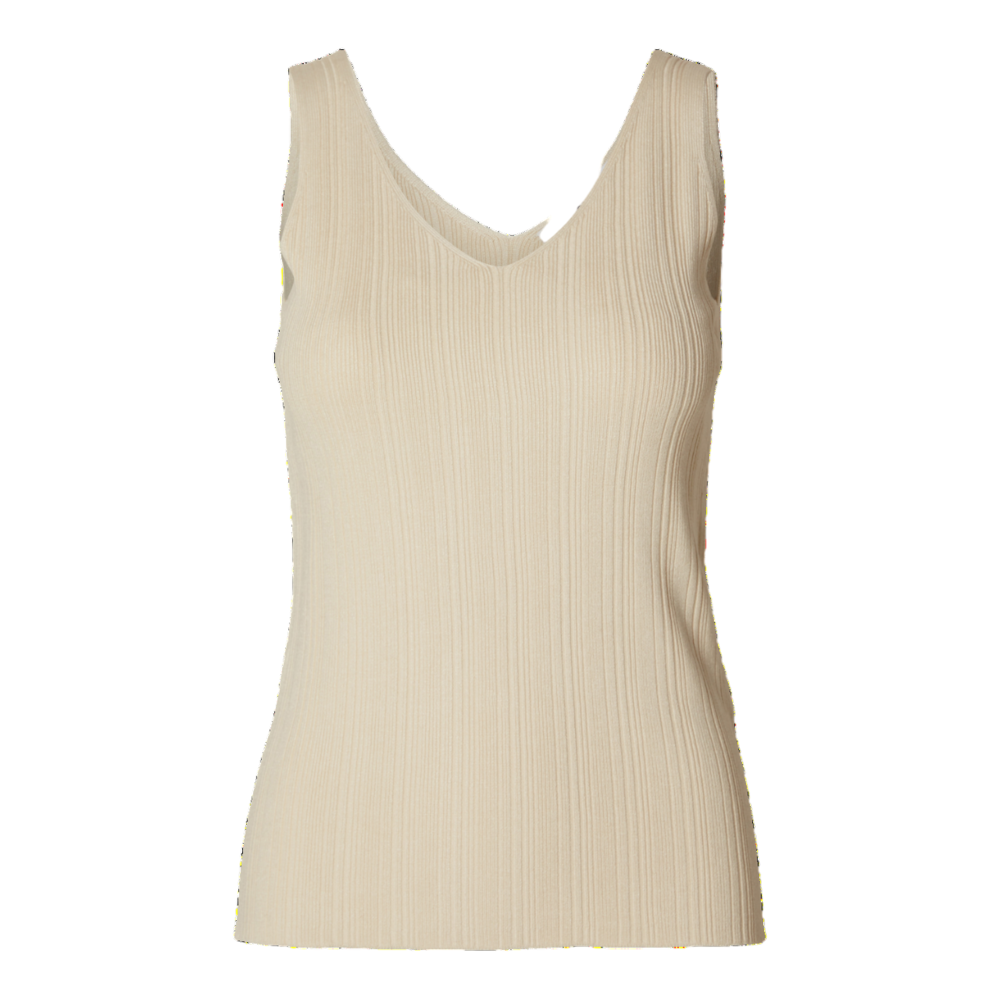Selected Femme TRIXIE NEW KNIT TOP - BIRCH