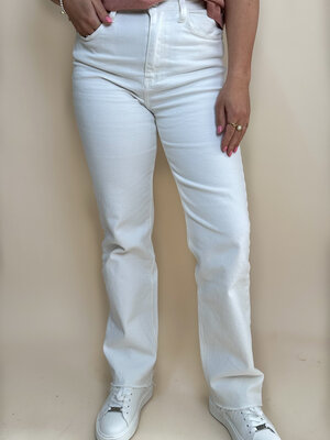 LOTZ & LOT REDIAL STRAIGHT JEANS - OFF WHITE