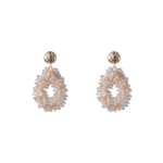 Day & Eve BOLD BEADS DROP EARRINGS - WHITE MIX