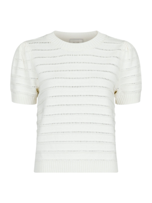 Neo Noir SIDRA KNITTED TOP - OFF WHITE
