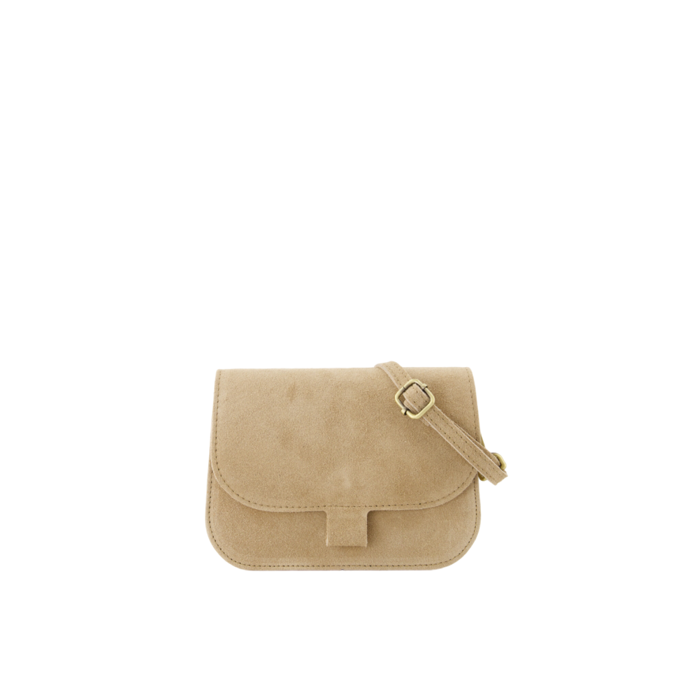 LOTZ & LOT FLORA SUEDE BAG - SAND