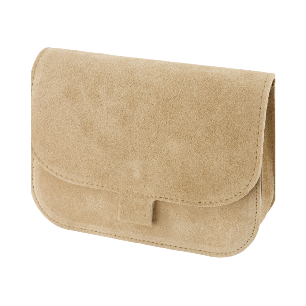 LOTZ & LOT FLORA SUEDE BAG - SAND