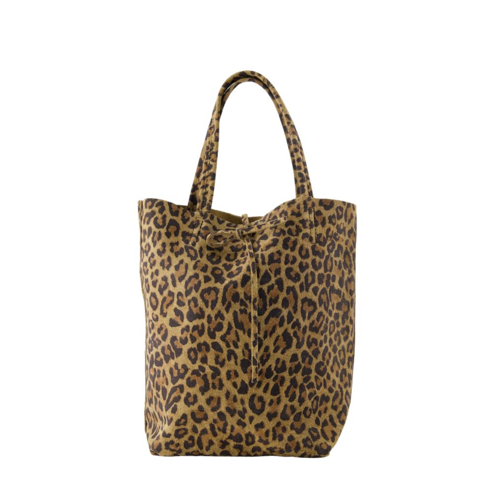 LOTZ & LOT ALICE SUEDE BAG - LEOPARD