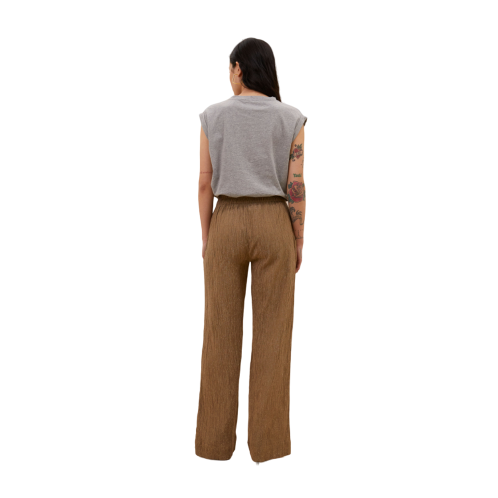 BY BAR AMIE LUREX PANTS - GOLD