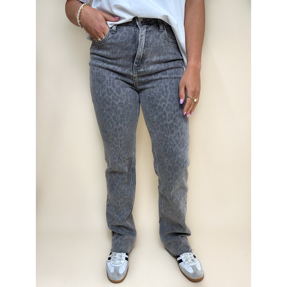 LOTZ & LOT REDIAL STRAIGHT JEANS - DARK GREY