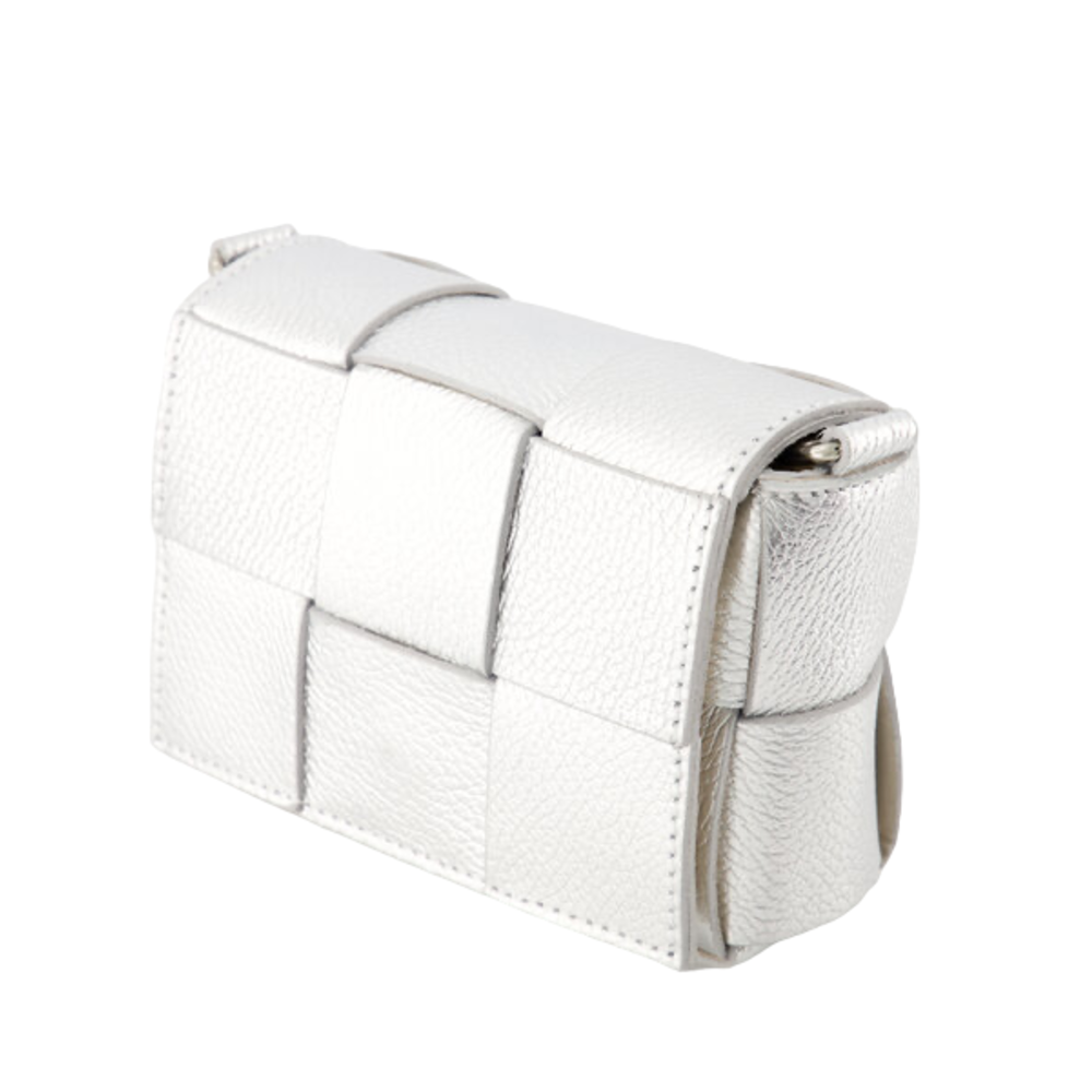 LOTZ & LOT STEEF METALLIC BAG - SILVER