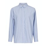 Neo Noir DALMA STRIPE STONE BLOUSE - BLUE