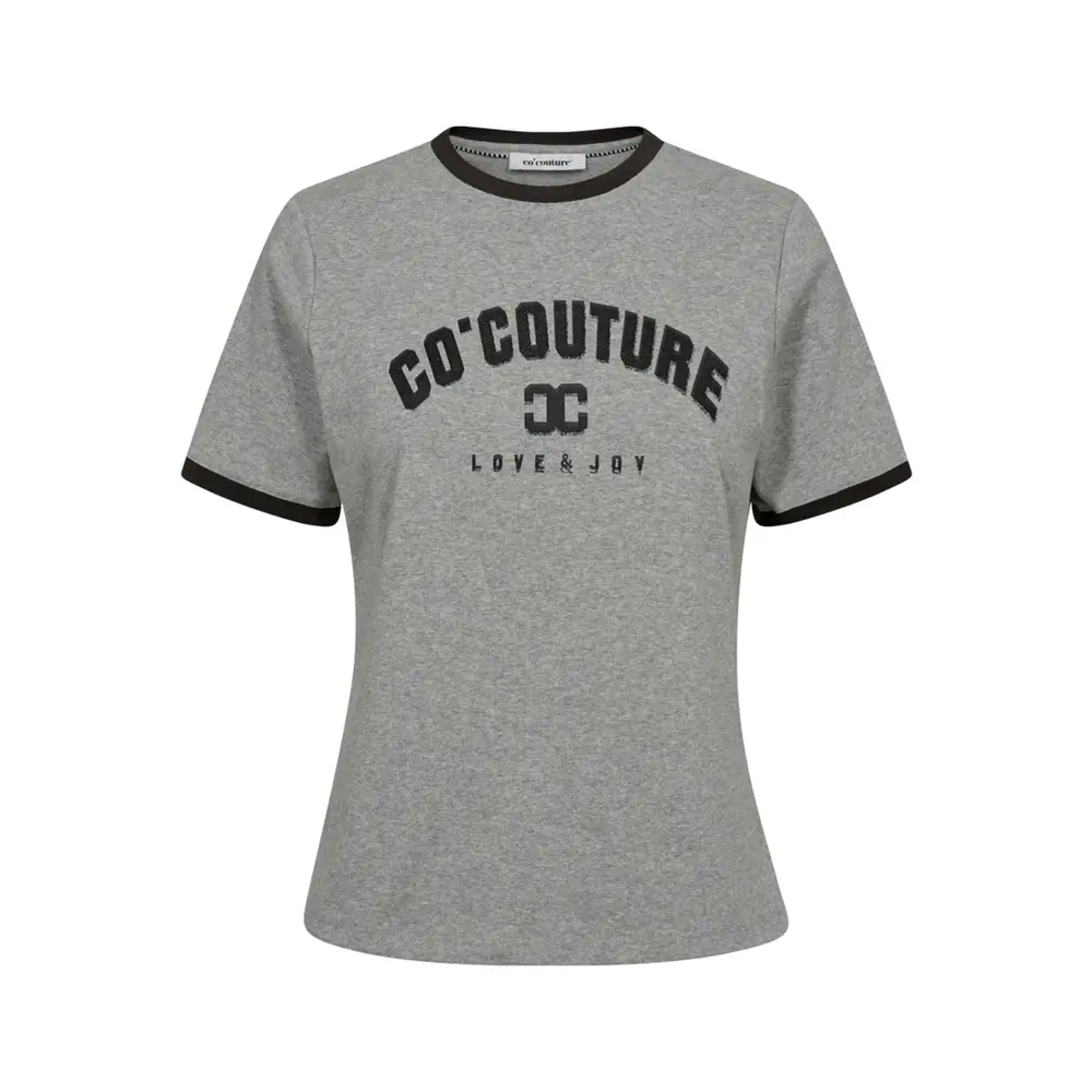 co'couture EDGE TEE - GREY MELANGE