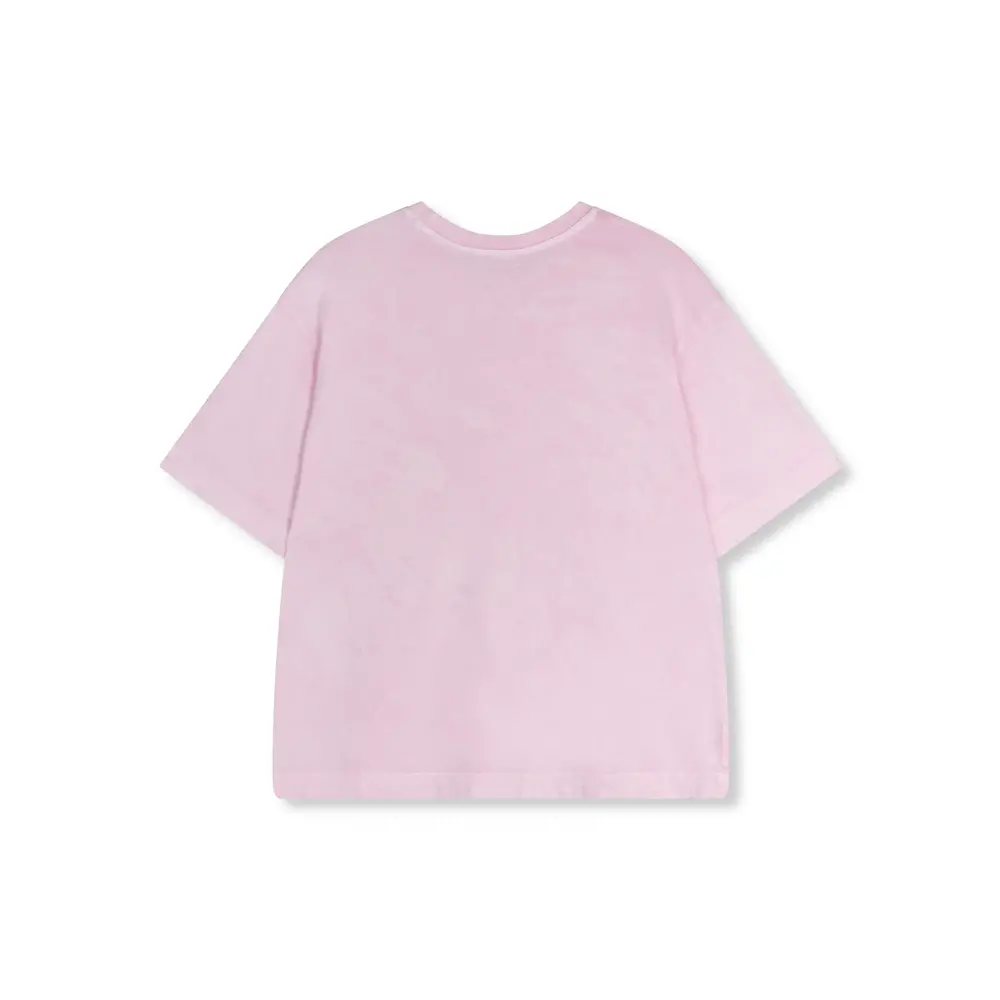 Refined Department BRUNA SMILEY T-SHIRT - SOFT PINK