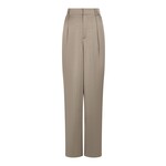 Neo Noir ALESSANDRA SATIN PANTS - DARK TAUPE