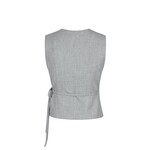 Neo Noir SAMARA WRAP WAISTCOAT - GREY