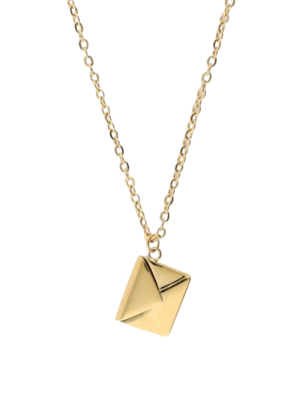 My Jewellery ENVELOP NECKLACE - GOLD