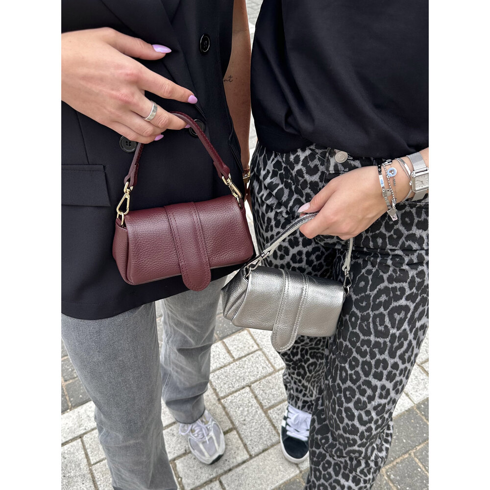 BABY PUFFY JASMIN BAG - BORDEAUX LOTZ & LOT BABY PUFFY JASMIN BAG - BORDEAUX