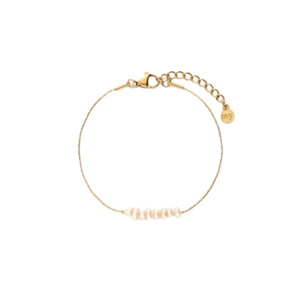 My Jewellery SUBTLE PEARLS BRACELET - GOLD