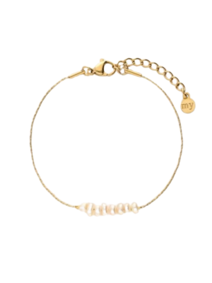 My Jewellery SUBTLE PEARLS BRACELET - GOLD