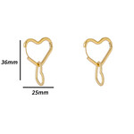 Day & Eve DOUBLE HOOP EARRINGS - GOLD