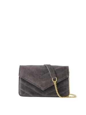 LOTZ & LOT LAURIE SUEDE BAG- GRIJS