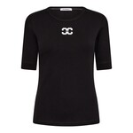 co'couture GRANNY LOGO TEE - BLACK