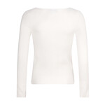 Ydence CHIARA KNITTED TOP - OFF WHITE