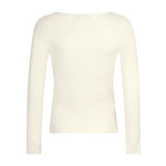 Ydence CHIARA KNITTED TOP - ECRU