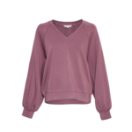 NELINA SWEATSHIRT - BLACK PLUM