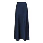 Neo Noir VICKY SATEEN SKIRT - MIDNIGHT BLUE