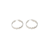 HEARTS RINGS EARRINGS - SILVER