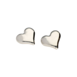 My Jewellery STUDS WITH STATEMENT HEART - SILVER