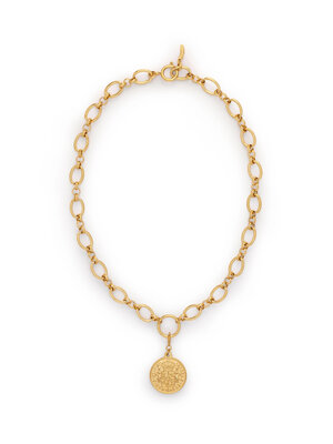 Le Veer BAROQUE COIN NECKLACE - GOLD
