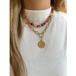 Le Veer BAROQUE COIN NECKLACE - GOLD