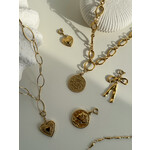 Le Veer BIG COIN CHARM - GOLD