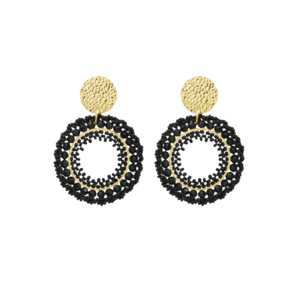 ATACAMA EARRINGS - BLACK ATACAMA EARRINGS - BLACK