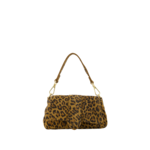 BABY PUFFY JASMIN SUEDE BAG - LEOPARD