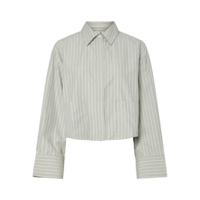 LEE SHORT RHINESTONE SHIRT - STAR WHITE