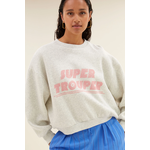 BY BAR BIBI TROUPER SWEATER - LIGHT GREY MELEE