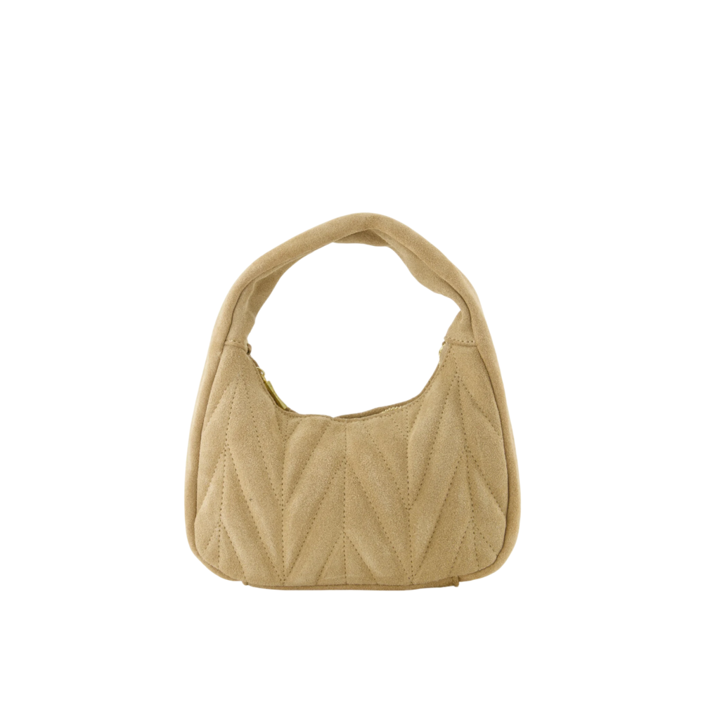 LOTZ & LOT MABEL SUEDE BAG - SAND