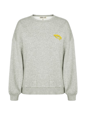 Harper & Yve ROLLTHEDICE SWEATER - GREY MELEE