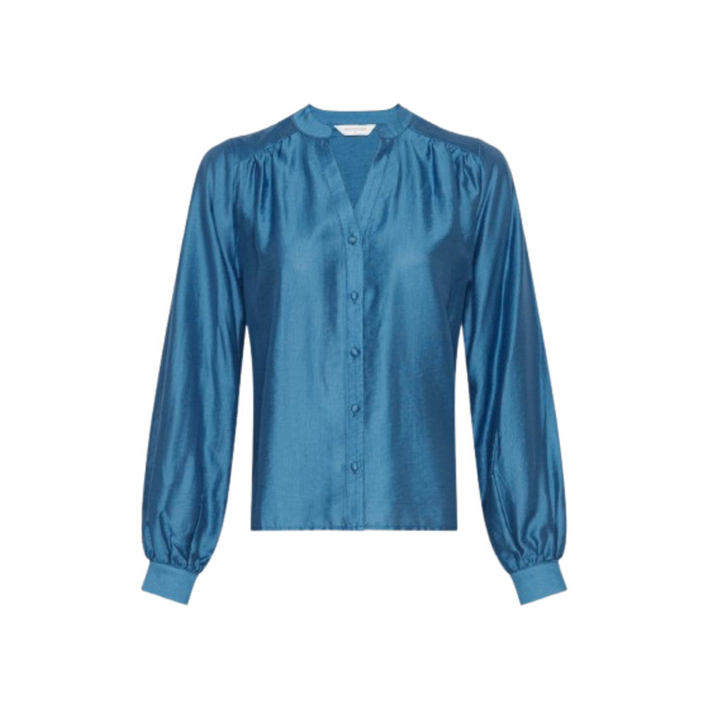 Moss Copenhagen DENNY ROMINA BLOUSE - BLUE