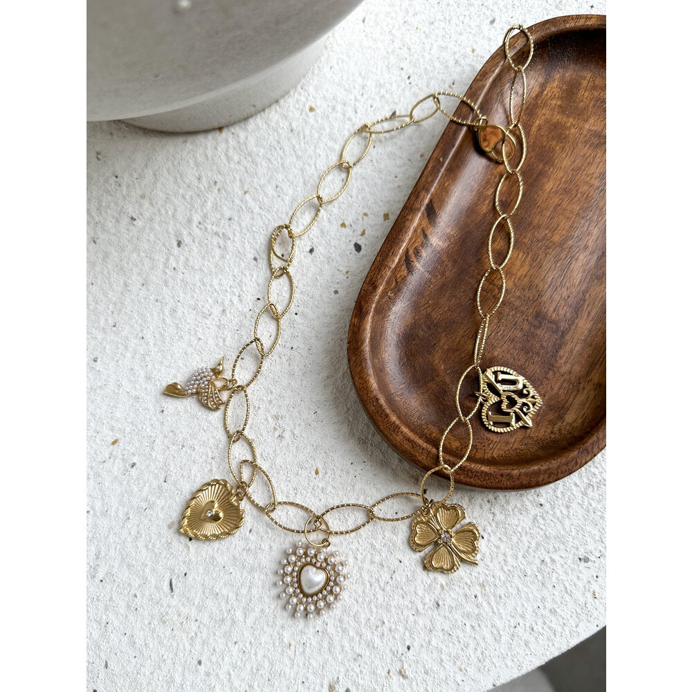 Rose & Camellia BIRDY NECKLACE - GOLD