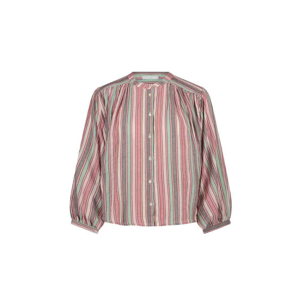 BY BAR BECKY ATHIA BLOUSE - MULTI STRIPE