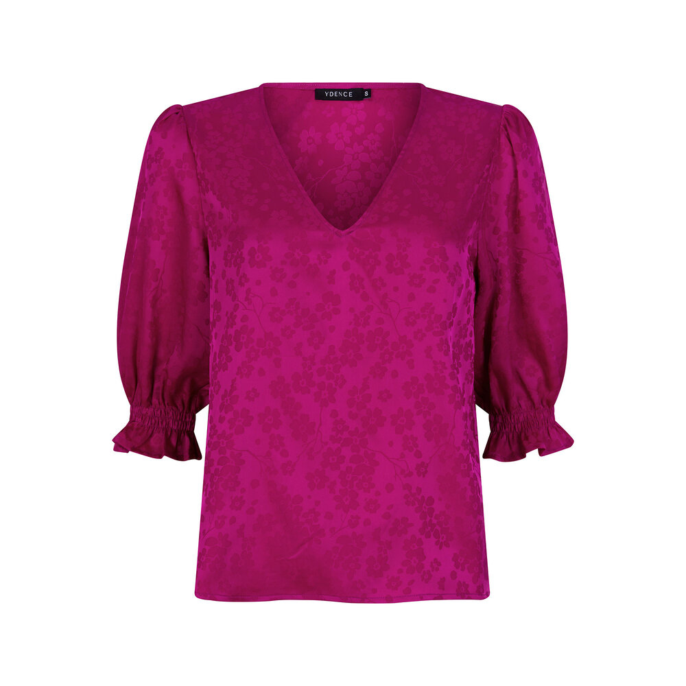 Ydence ROMILLY TOP - FUCHSIA