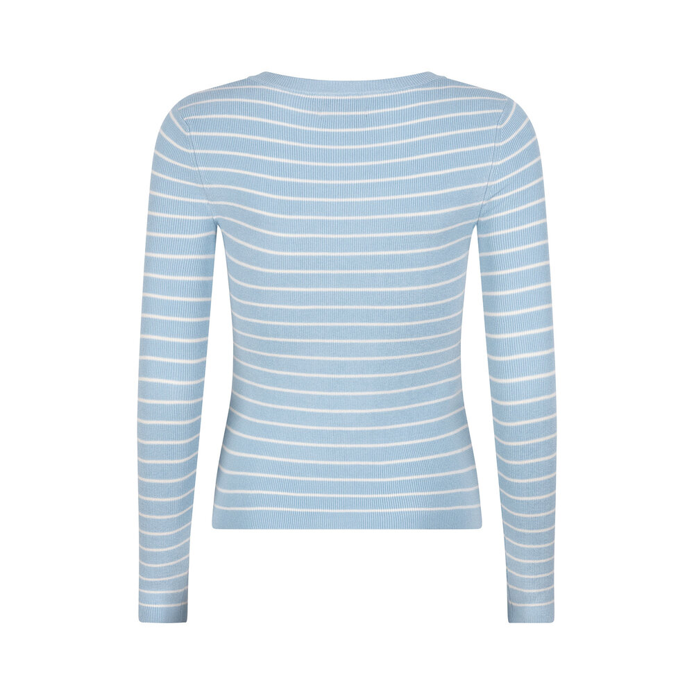 Ydence DEVINA KNITTED TOP - LIGHT BLUE