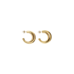 My Jewellery BOLD CROSSOVER EARRINGS - GOLD