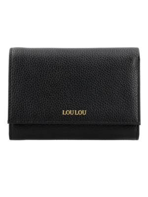 Loulou PETITE FLEUR PORTEMONNEE - BLACK