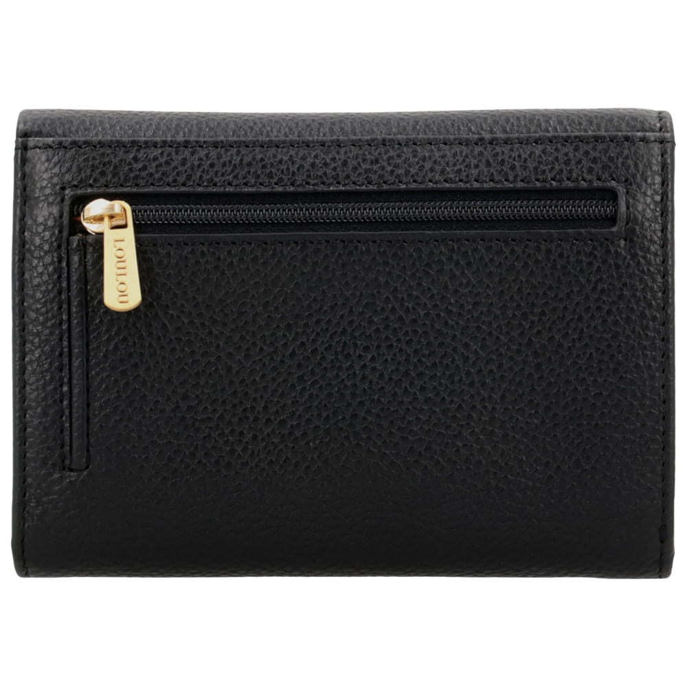 Loulou PETITE FLEUR PORTEMONNEE - BLACK